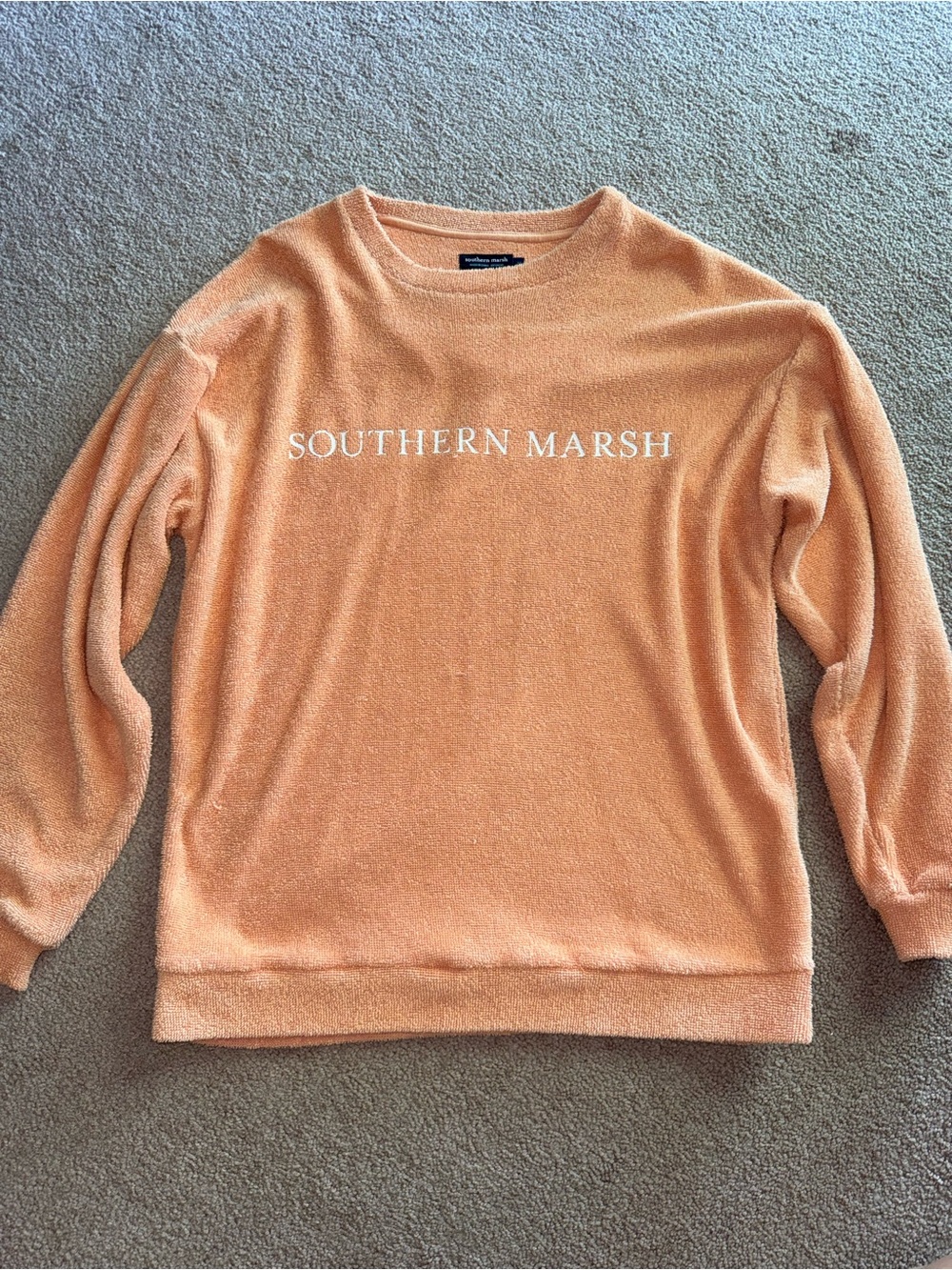 Southern Marsh Women’s Peach Crewneck Sweater
